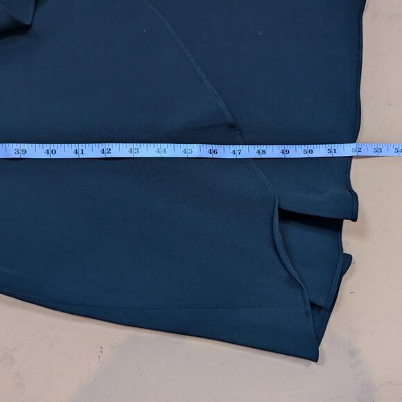 Laundry by Shelli Segal Ruffled High Low Midi Dress Gown Black Size 6 - Picture 16 of 16